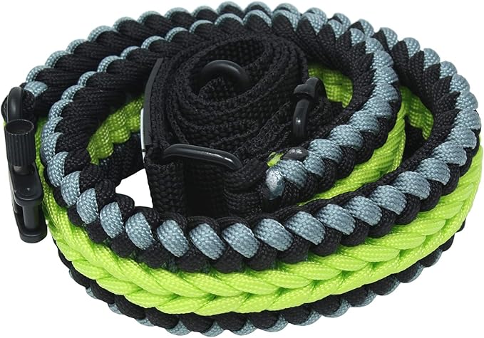 Extra Wide Gun Sling Paracord 550 Adjustable w/Swivels (Multiple Color Options)