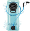 FRTKK 2L/3L Hydration Bladder, Leak Proof Water Bladder for Hydration Pack, BPA Free Wide Opening Ergonomic Shape Water Reservoir for Running Hiking Cycling Camping