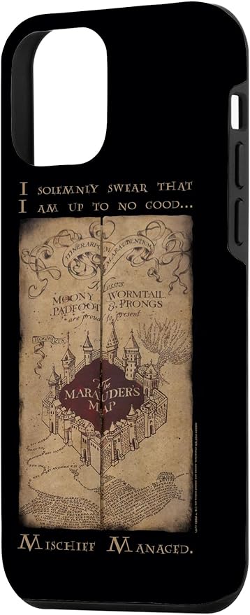 iPhone 12 mini Harry Potter Marauder's Map Words Case