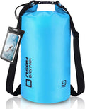 Waterproof Dry Bag, 5L/10L/20L/30L/40L Roll Top Lightweight Storage Backpack with Phone Case for Women & Men, Floating Waterproof Sack for Travel, Swimming, Kayaking, Paddle Board, Camping & Beach