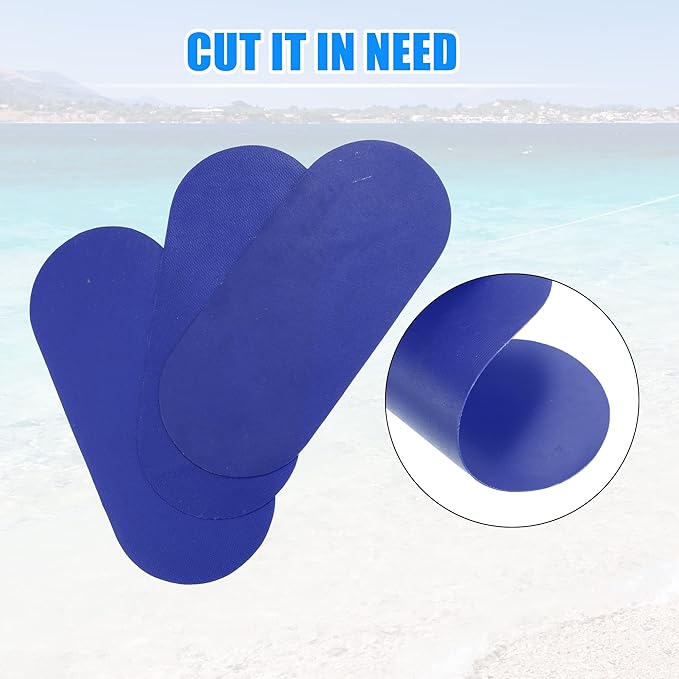 X AUTOHAUX 3pcs PVC Repair Patches with Glue Professional Inflatable Boat Kayak Repair Kit Inflatable Boats Rubber Boats Canoe