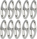 Small Carabiner Clips 1.6 inch(41mm) Metal Double Sided Spring Gate Snap Hooks Keychain Clasp Accessories