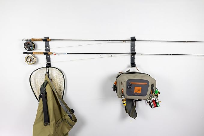 Modular Wall Storage System Rail — Garage Organizer for Fishing, Ski, Bike and Outdoor Gear | PETG, Made in USA