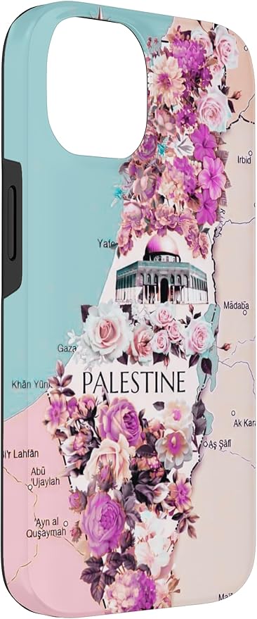 Palestine Map Palestine Map Case for iPhone 14