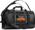 Gonex Waterproof Duffel Bag, 90L Heavy Duty Dry Duffle Bag with Reinforced Thickened Bottom, 3-in-1 Convertible Large Travel Backpack for Kayaking, Motorcycle, Camping & Boating, Black