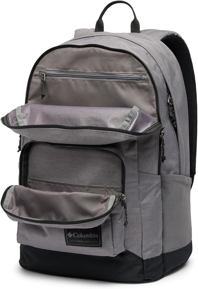 Columbia Unisex Zigzag II 30L Backpack, City Grey Heather/Black, One Size