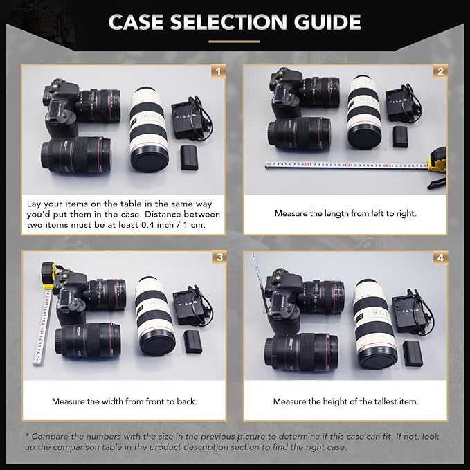 Lykus HC-4610 Waterproof Hard Case with Foam, Interior Size 18.1x14.2x5.1 inch, Suitable for camera,laptop,electronic equipment and more