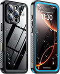 2025 New Designed for iPhone 16 Pro Max Case Waterproof, [Built-in Screen Protector & Glass Camera Protector][Full Body Shockproof][IP68 Underwater][Dropproof] Phone Case for iPhone 16 Pro Max 6.9"