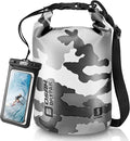 Waterproof Dry Bag, 5L/10L/20L/30L/40L Roll Top Lightweight Storage Backpack with Phone Case for Women & Men, Floating Waterproof Sack for Travel, Swimming, Kayaking, Paddle Board, Camping & Beach