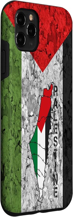 Kufiya PALESTINE Keffiyeh flag, Palestinian Map pattern Case for iPhone 11 Pro Max