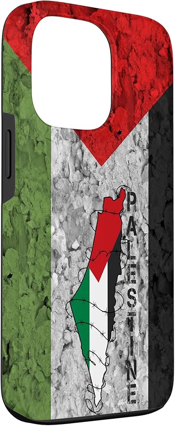 Kufiya PALESTINE Keffiyeh flag, Palestinian Map pattern Case for iPhone 13 Pro