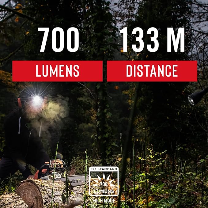 Coast® FL75 700 Lumen Dual Color Twist Focus™ LED Headlamp, Black