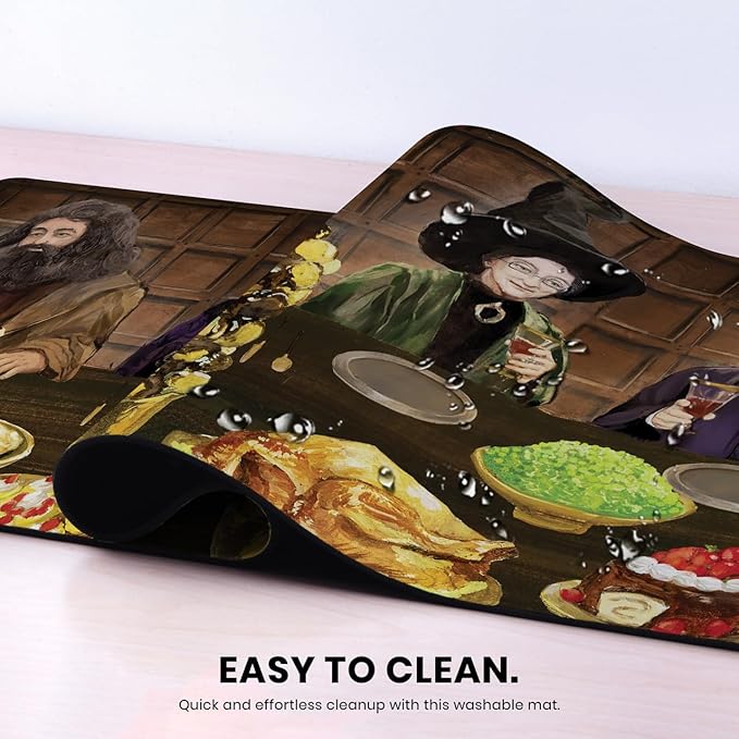 Head Case Designs Officially Licensed Harry Potter Hagrid, Albus, Minerva, Snape Graphics 37.4 x 15.75 x 0.16 inches (900 x 400 mm) - XL Gaming Office Desk PC Keyboard Mouse Mat Pad