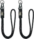 DDOUT Heavy Duty Paracord Lanyard 550 Paracord Braided Keychain for ID Badges, Camera, Whistle, Traveling, Outdoor Activities