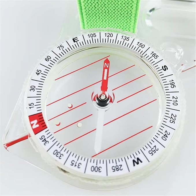 Multifunction Compasses Ruler Map Reading Backpacking Camping Orienteering Thumb Compasses Survival Navigation Compasses