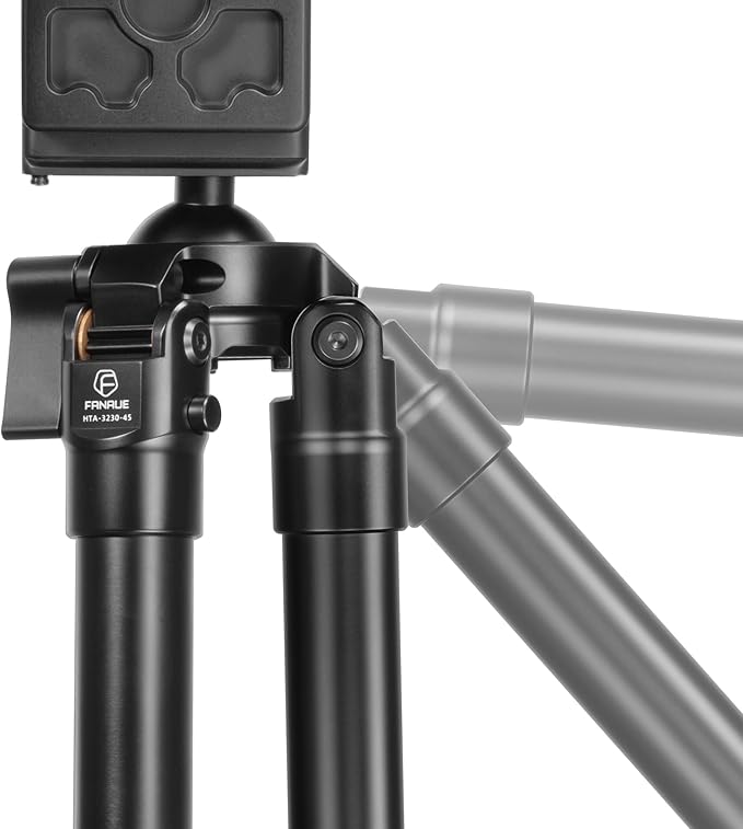 FANAUE Aluminum Alloy Tripod with High Strength Structure,Durable,Adjustable,360° Rotation Ball Mount,Shooting, Hunting & Outdoor Activities