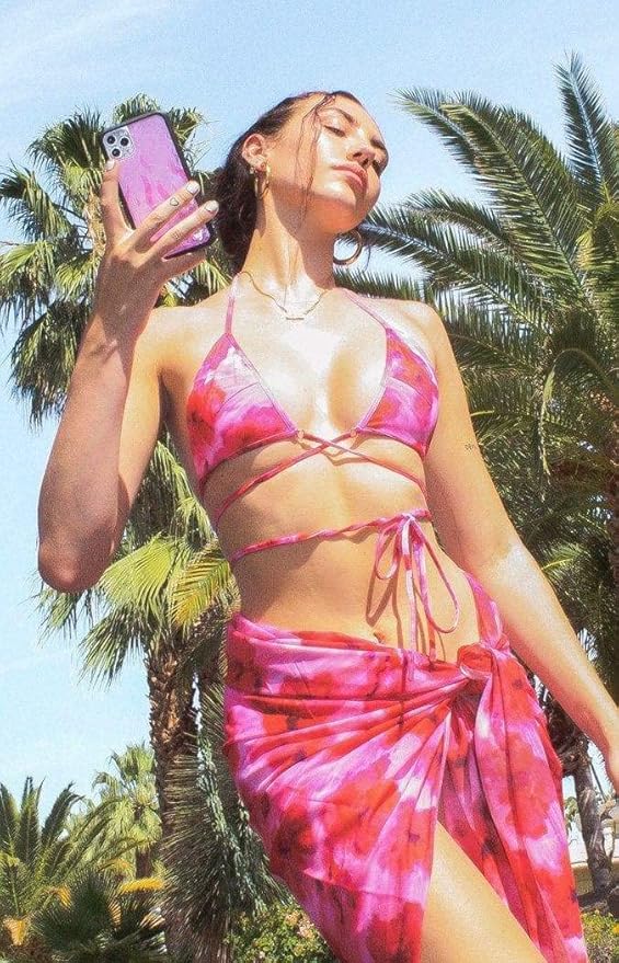 Wildflower Cases - Compatible with iPhone 13 Pro| Protective Black Bumper, 6.5ft Drop Test Certified, Women Owned Small Business | Pink Flame White Festival Cute Trendy | Pink Flames