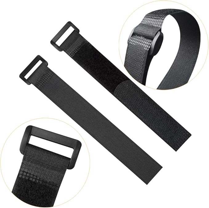 YiwerDer Reusable Fastening Cable Straps and Cable Ties Set 20 Pack(8"-12"-18"), Adjustable Multi-Purpose Hook and Loop Cord Ties to Keep Cords Organized and Tidy