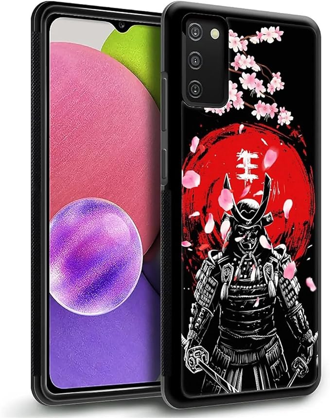 for Samsung Galaxy S20 FE Case, Sakura Japanese Samurai Pattern Graphic Design Girl Boy Soft Silicone Hard Acrylic Shock Protection for Samsung Galaxy S20 FE