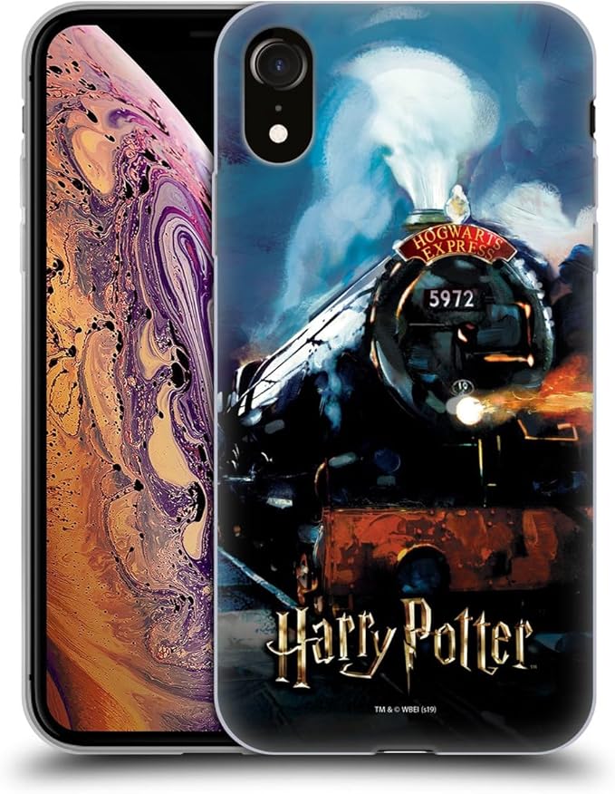 Head Case Designs Officially Licensed Harry Potter Hogwarts Express Prisoner of Azkaban II Gel Case [Military Grade Protection] Compatible with Apple iPhone XR