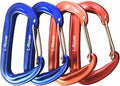 L-Rover Carabiner,12KN Lightweight Heavy Duty Carabiner Clips,Aluminium Wiregate Caribeaners for Hammocks,Camping, Key Chains, Outdoor and Gym etc,Hiking & Utility