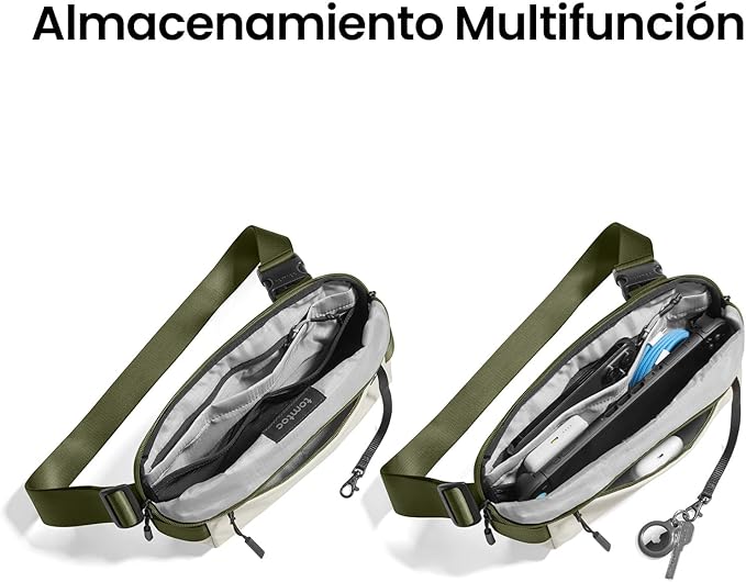 tomtoc Compact EDC Sling Bag 3L-10L, Minimalist Crossbody Bag Chest Shoulder Pack for Men Women, X-pac/Recycled Polyester