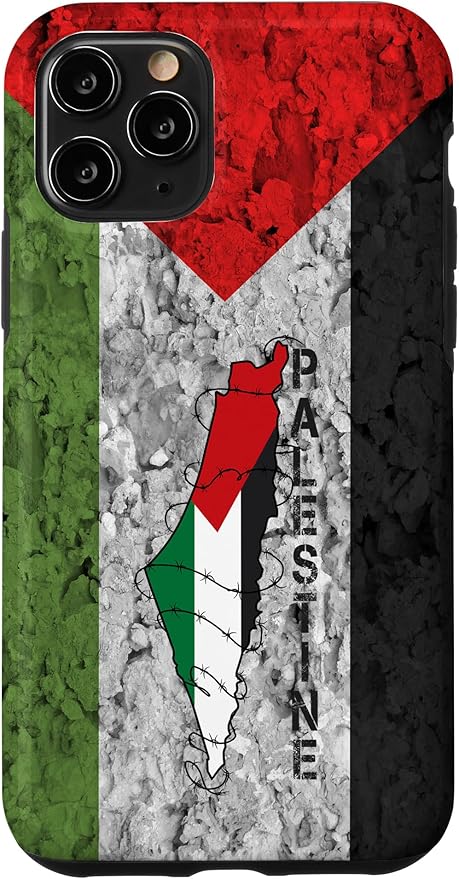 Kufiya PALESTINE Keffiyeh flag, Palestinian Map pattern Case for iPhone 11 Pro