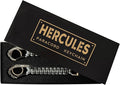 HERCULES Paracord Keychain Set – 2 Pack Lanyard Rope with Aluminum Clip, Durable Paracord Wrist Strap for Outdoor Activities, Gray