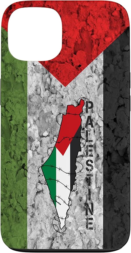 Kufiya PALESTINE Keffiyeh flag, Palestinian Map pattern Case for iPhone 13