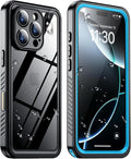 2025 New Designed for iPhone 16 Pro Case Waterproof, [Built-in Screen Protector & Glass Camera Protector][Full Body Shockproof][IP68 Underwater][Dustproof][Dropproof] Phone Case for iPhone 16 Pro 6.3"