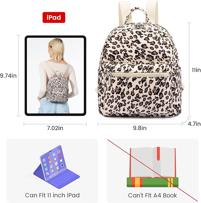 LOVEVOOK Mini Backpack for Women Light Weight Small Waterproof Backpack Purses Daily Backpack… | Light Weight