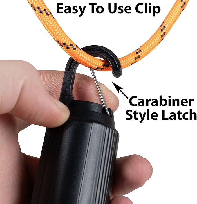 2-Pack Rechargeable Camp Light, Warm White LED Teardrop Bulb, Battery Powered with USB-C, Shatterproof Globe on Carabiner, 3 Brightness Levels