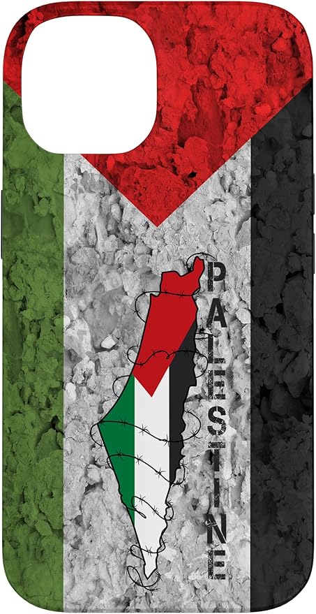 Kufiya PALESTINE Keffiyeh flag, Palestinian Map pattern Case for iPhone 14