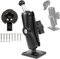 Aluminum GPS Mount with AMPS Drill Base Compatible Replacement for Garmin DriveSmart 50 51 61 65 70 76, Drive 51 55 60 61, nüvi 42 52 57 2539 2597 2689, RV 660 770, dēzl 570 580