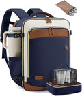 LOVEVOOK 50L Travel Backpack Carry On Airline Approved, Large Backpack with 3 Packing Cubes, TSA Travel Essentials Carry On Bag, Waterproof Weekender Overnight Luggage Daypack, Fits 18 Inch Laptop