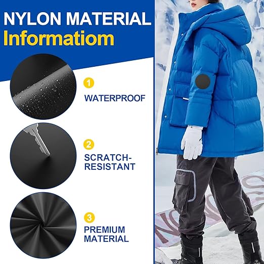 Fabric Repair Tape, Self Adhesive Nylon Repair Patch, Waterproof Outdoor Nylon Tape/Patch Kit for Down Jacket Clothing Tent Awnings Boat Cover Couches Black 4x70 inch