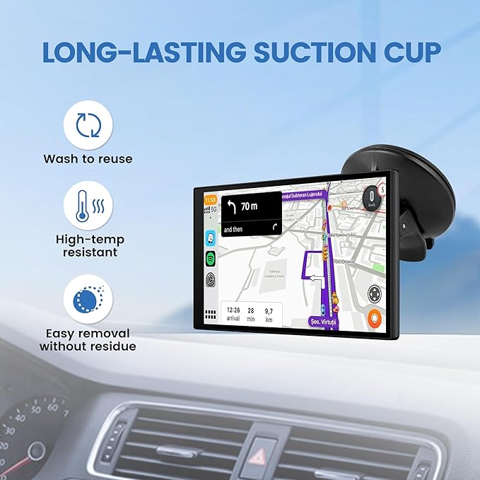 EWAY for Garmin Nuvi Drive Drivesmart Windscreen Windshield Suction Cup Mount Holder Bracket Cradle Mount or Garmin GPS 40 42 52 55 60 61 67 68 2457 2497 2539 2557 2558 2577 2597 LT LMT