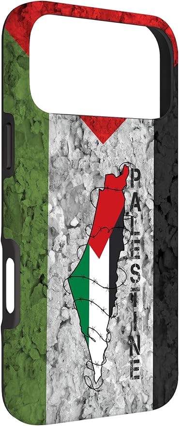 Kufiya Palestine Keffiyeh Flag, Palestinian Map Pattern Case for iPhone 17 Pro Max