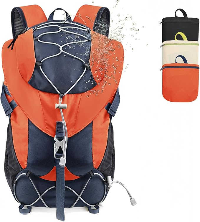 Seektop Ultra Lightweight & Packable Hiking Backpack 20L,Water-Resistant Foldable Daypack for Men Women, Compact for Hiking,Travel,Outdoor