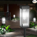 ELECLINK Solar Pathway Lights Outdoor, 8 Pack Upgraded Solar Lights Outdoor Waterproof, Bright Up to 15 Hrs Auto On/Off Garden Light for Yard Patio Lawn Path Walkway Driveway Outside Decor(Cool White)