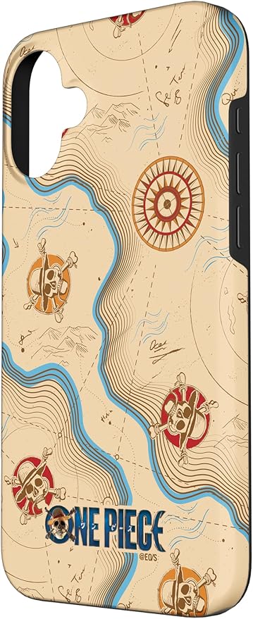 One Piece Map Officially Licensed Case for iPhone 16 Plus
