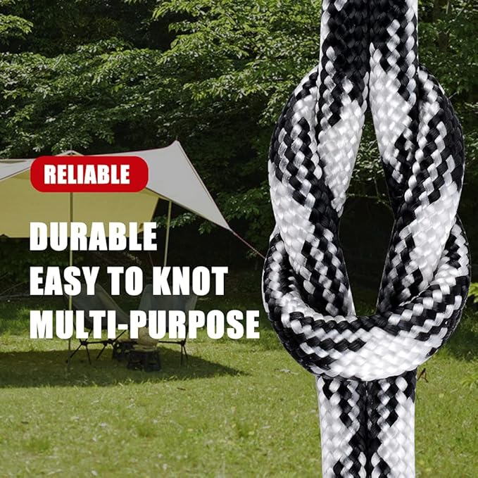 WEREWOLVES 650lb Paracord/Parachute Cord - 9 Strand Paracord Rope - 100', 200' Spools of Parachute Cord, Type III Paracord for Camping, Survival