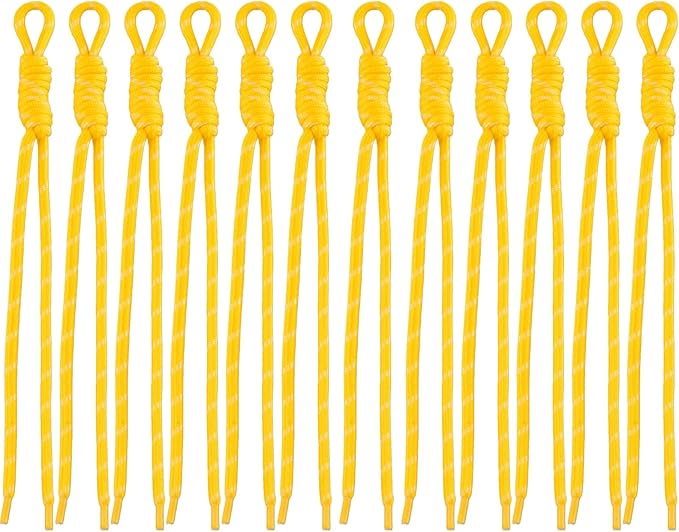 Paracord Keychain Paracord Bag Charm 12pcs Braided Nylon Rope Keychain Cord for Bag Purse Backpack Handbag