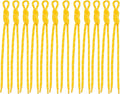 Paracord Keychain Paracord Bag Charm 12pcs Braided Nylon Rope Keychain Cord for Bag Purse Backpack Handbag