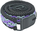 Ten Point Gear® 550 Paracord Guitar Strap - Full Grain Leather Ends for Music Playing Comfort, Stability, and Durability.