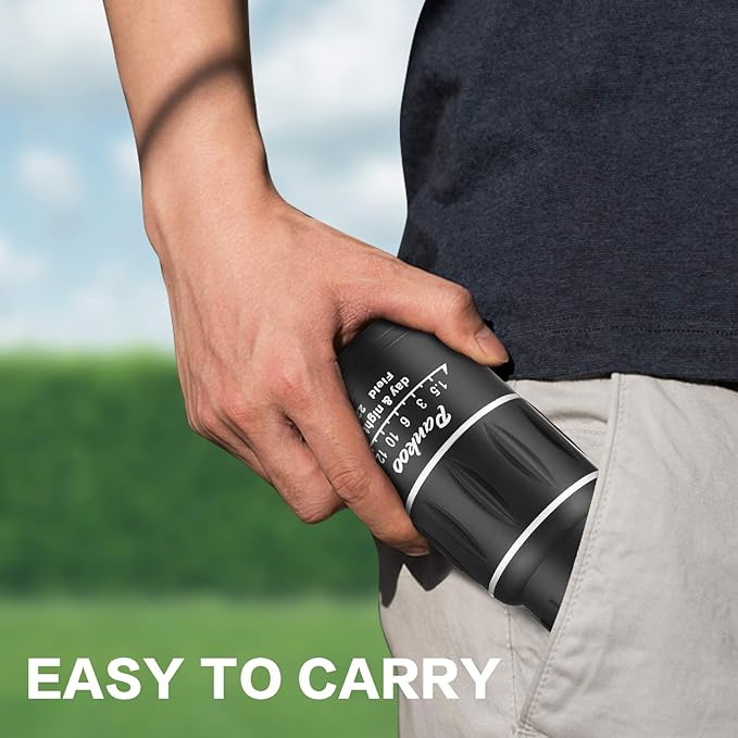 High Powered 16X52 Monocular Telescope for Adults - 2025 Power Prism, Compact HD Scope, Suitable for Gifts, Outdoor Activities, Concert, Travelling & Bird Watching