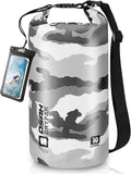 Waterproof Dry Bag, 5L/10L/20L/30L/40L Roll Top Lightweight Storage Backpack with Phone Case for Women & Men, Floating Waterproof Sack for Travel, Swimming, Kayaking, Paddle Board, Camping & Beach