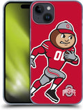Head Case Designs Officially Licensed Ohio State University Mascot Oversized Football Graphics Hard Back Case Compatible with Apple iPhone 15 Plus