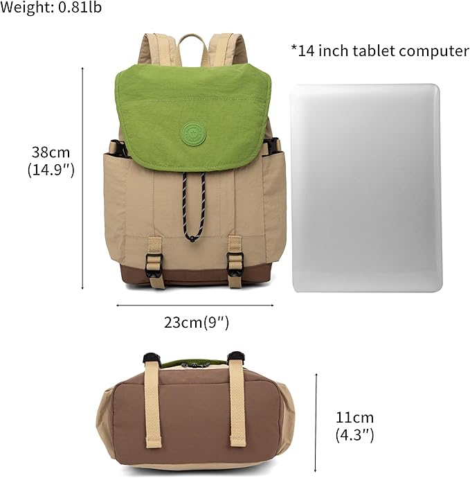 HUARIPOLYOutdoor backpack, lightweight waterproof casual daily bag, multifunctional travel drawstring bag