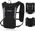 GRIO Hydration Running Vest for Women Men, Water Backpack for Hiking ,with 1.5L Water Bladder, Lightweight Breathable Reflective Hydration Pack for Marathon, Trail, Hiking, Cycling